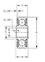 Aerospace - Airframe Control Ball Bearings - KP-Series Line Drawing.JPG